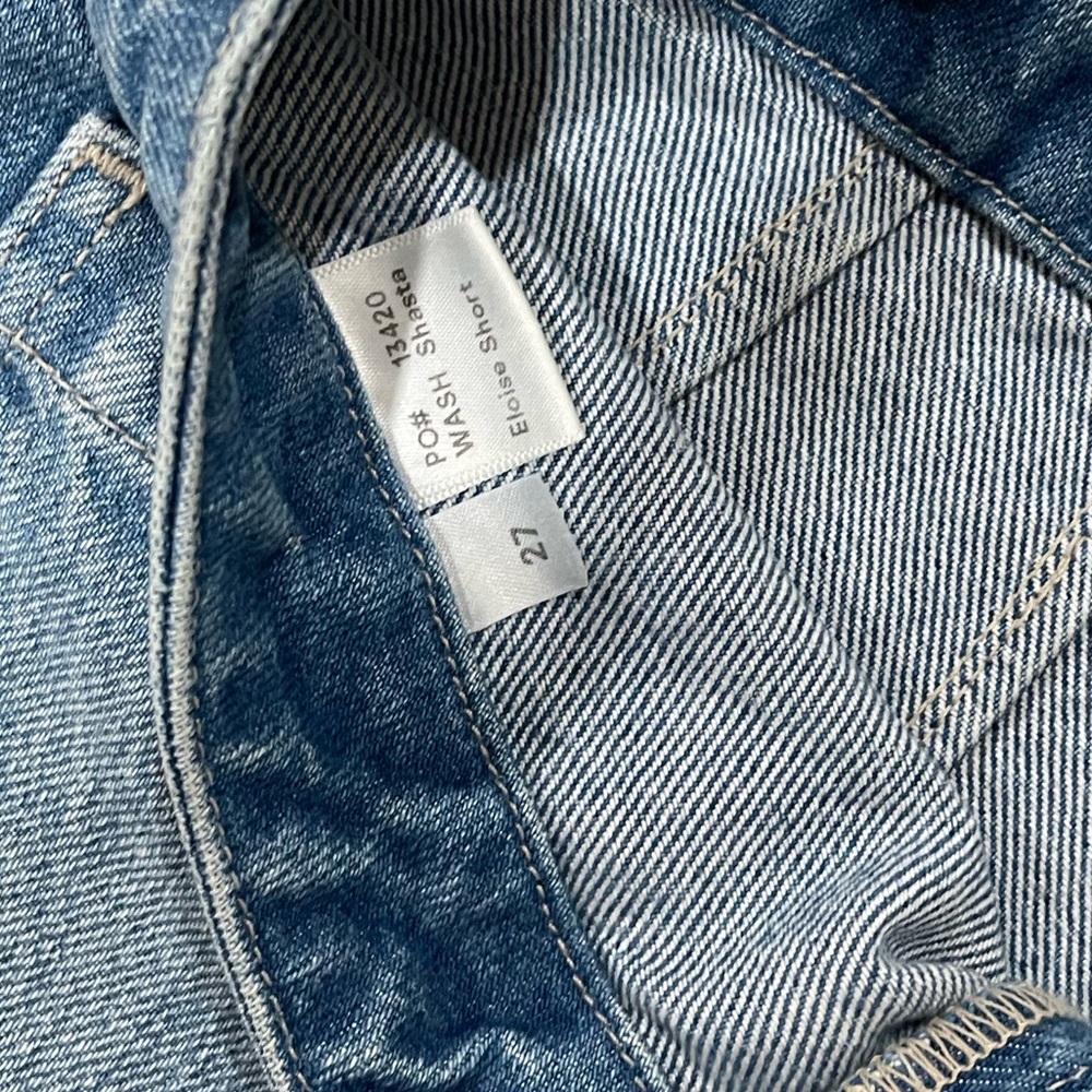 New with tags , Reformation Eloise Jean Shorts size 27 (4). Amazing fit. - Picture 3 of 4